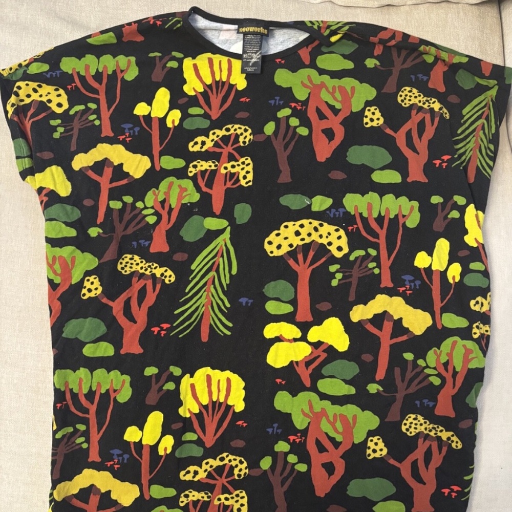 Nooworks Forager print circle dress size 1 XL